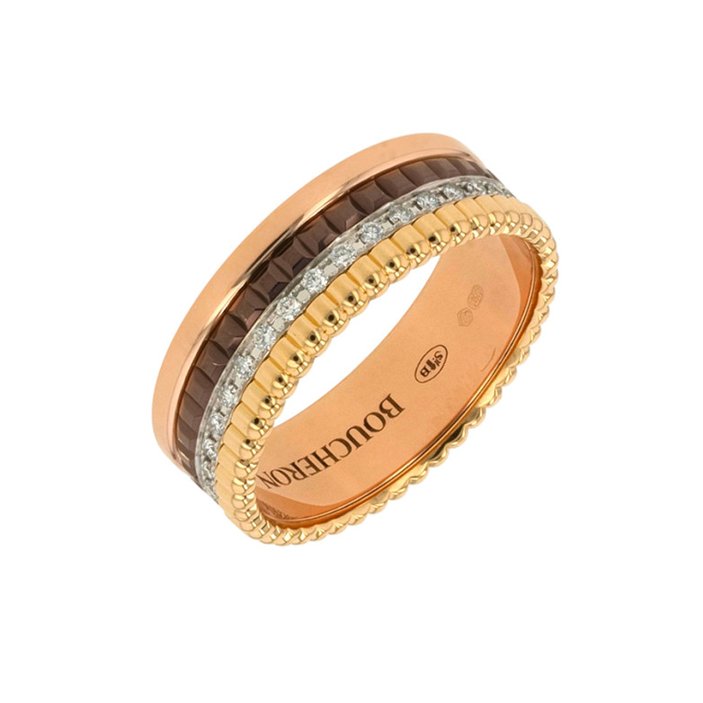 Acheter Bague BOUCHERON Quatre classique small diamants 0.25 carat 3 ors Comme neuf - 5460,00 € Bague BOUCHERON Quatre classique small diamants 0.25 carat 3 ors Comme neuf - reconditionné disponible sur Gemme Les Bijoux